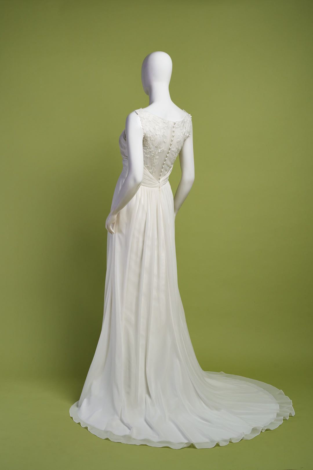 Abito da sposa scivolato in georgette
