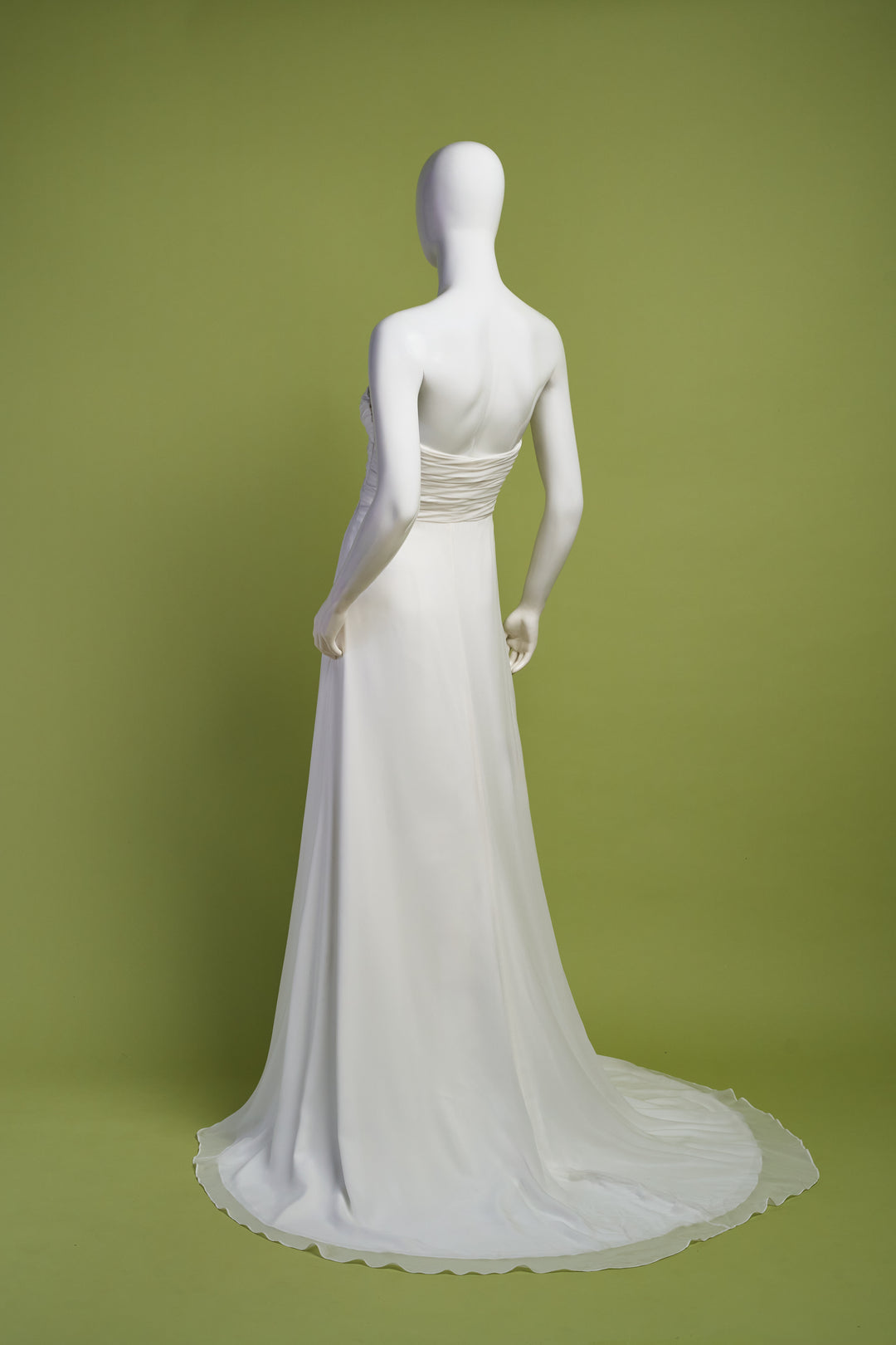 Abito da sposa in chiffon stile impero